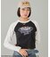 X-girl x THE POWERPUFF GIRLS RAGLAN L/S BABY TEE