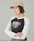 X-girl x THE POWERPUFF GIRLS RAGLAN L/S BABY TEE