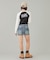 X-girl x THE POWERPUFF GIRLS RAGLAN L/S BABY TEE