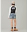 X-girl x THE POWERPUFF GIRLS RAGLAN L/S BABY TEE