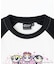 X-girl x THE POWERPUFF GIRLS RAGLAN L/S BABY TEE