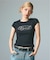 XG EMBLEM CLASP FAUX LEATHER BELT