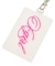 SCRIPT LOGO RUBBER PASS CASE