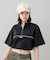 DRAWSTRING CROPPED ANORAK TOP