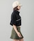 DRAWSTRING CROPPED ANORAK TOP