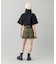 DRAWSTRING CROPPED ANORAK TOP