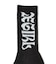 WIDE GOTHIC LOGO JACQUARD SOCKS