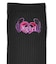 HEART AND WING EMBROIDERED SOCKS