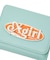 OVAL LOGO CLASP FAUX LEATHER MINI WALLET