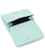 OVAL LOGO CLASP FAUX LEATHER MINI WALLET