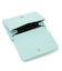 OVAL LOGO CLASP FAUX LEATHER MINI WALLET