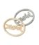RHINESTONE MILLS LOGO CARABINER