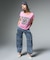 TRACK DENIM PANTS