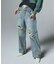 DRAWSTRING DENIM PANTS