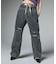 DRAWSTRING DENIM PANTS