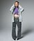 DRAWSTRING DENIM PANTS