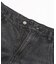 RHINESTONE LOGO LOOSE DENIM PANTS