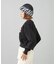 FAUX FUR LOGO COMPACT SWEAT TOP