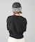 FAUX FUR LOGO COMPACT SWEAT TOP
