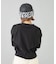 FAUX FUR LOGO COMPACT SWEAT TOP