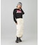 FAUX FUR LOGO COMPACT SWEAT TOP