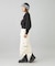 FAUX FUR LOGO COMPACT SWEAT TOP