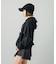 FAUX FUR LOGO ZIP UP SWEAT HOODIE