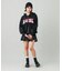 FAUX FUR LOGO ZIP UP SWEAT HOODIE
