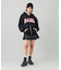 FAUX FUR LOGO ZIP UP SWEAT HOODIE