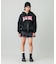 FAUX FUR LOGO ZIP UP SWEAT HOODIE