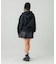 FAUX FUR LOGO ZIP UP SWEAT HOODIE