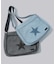 STAR PANELED MESSENGER BAG