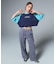 SHOULDER PANELED B/B TEE