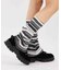 STRIPED LEG WARMER
