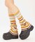 STRIPED LEG WARMER