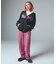 PIGMENT DYED FACE AND LOGO SQUARE PATCH SWEATPANTS