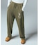 PIGMENT DYED FACE AND LOGO SQUARE PATCH SWEATPANTS