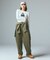 PIGMENT DYED FACE AND LOGO SQUARE PATCH SWEATPANTS