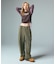 OVERDYED NUMBER PATCH CARGO SWEATPANTS
