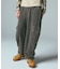 OVERDYED NUMBER PATCH CARGO SWEATPANTS
