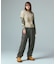 OVERDYED NUMBER PATCH CARGO SWEATPANTS