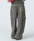 OVERDYED NUMBER PATCH CARGO SWEATPANTS