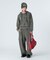 OVERDYED NUMBER PATCH CARGO SWEATPANTS