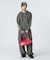 OVERDYED NUMBER PATCH CARGO SWEATPANTS
