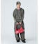 OVERDYED NUMBER PATCH CARGO SWEATPANTS