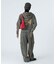 OVERDYED NUMBER PATCH CARGO SWEATPANTS