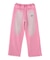 FACE LABEL WASHED SWEATPANTS