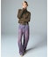 CURSIVE LOGO DENIM CARGO PANTS