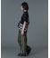 FACE LABEL TRACK PANTS