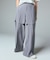 CURVED CUT PANELED PANTS
